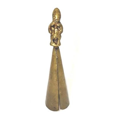Vintage Heavy Guage Brass Consecrated Oshun Bell/Aja Osun  