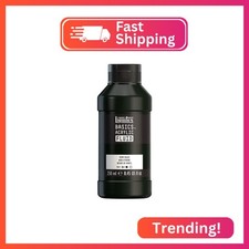 Liquitex BASICS Acrylic Fluid Paint, 250ml 8.5-oz Bottle, Ivory Black