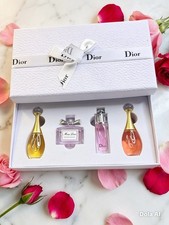 Dior Mini Perfume Gift Set 4x5ml J’adore Miss Dior Addict Fragrance Collection