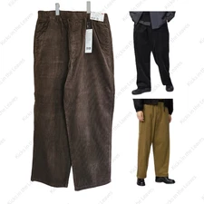 UNIQLO U Corduroy Utility Pants XS-4XL Men Wide Silhouette Tapered 479822 NWT