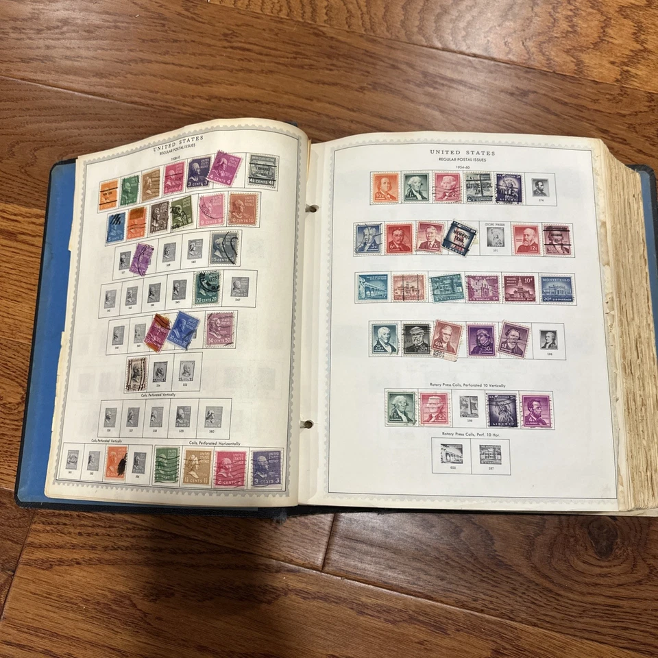 US & WORLDWIDE 1850-1950s COLLECTION OF STAMPS IN MINKUS ALBUM - Image 3 of 4