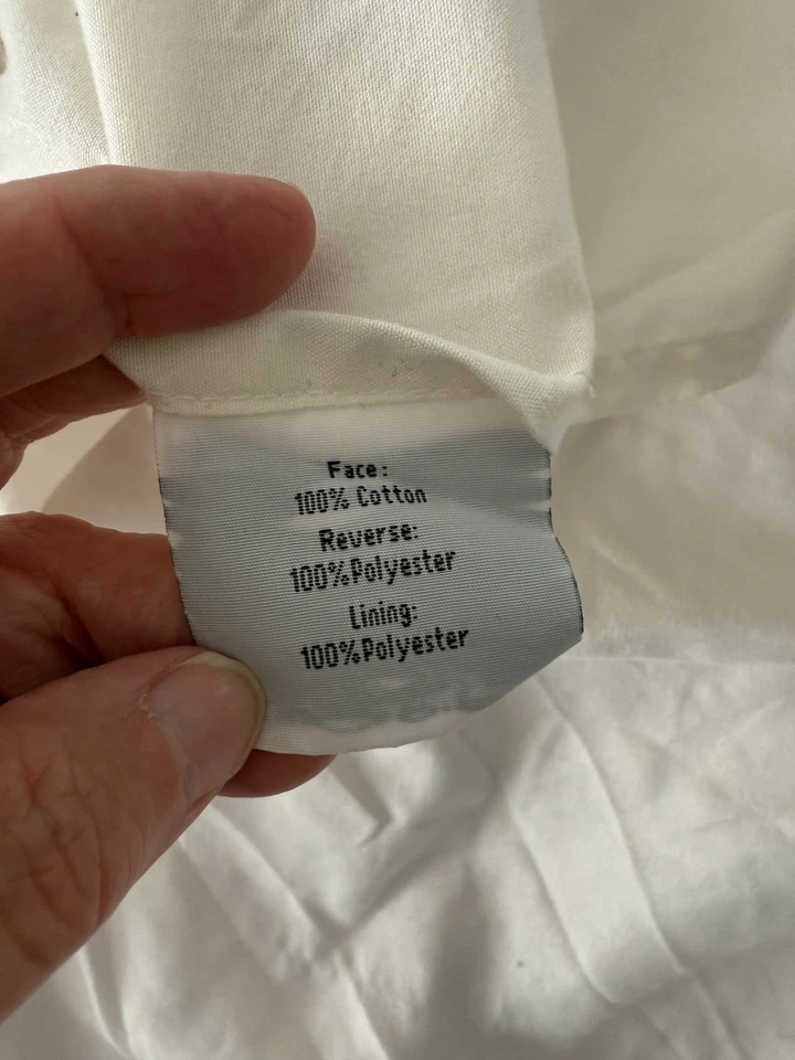 Pink Rose floral print SHABBY CHIC queen pillow shams x 2 - Image 3 of 4