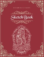 "Premium Sketchbook 8.5\"X11\" 110 Seiten: Ghost Queen Halloween"