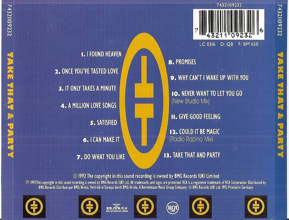 Take That and Party von Take That | CD | Zustand sehr gut - Bild 2 von 2