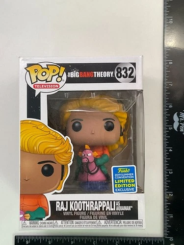Funko Pop! TV: Raj Koothrappali as Aquaman #832 - 2019 Summer Convention H4