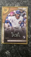 2025 TOPPS MUSEUM COLLECTION KEVIN ALCANTARA FRAMED AUTO GOLD 4/10 RC ROOKIE