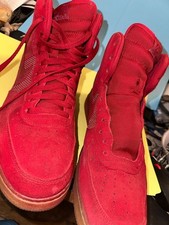 Vintage Nike Air Force 1 High '07 LV8 Gym Red Hyper Shoes Men's 806403601 Sz 12