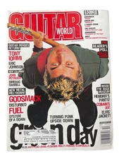 Guitar World Mag Dec 2000 Green Day POSTER Anti-Flag Avail Flogging Molly Eagles