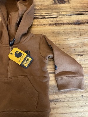 Carhartt Fleece Lined Half Zip TS6273 Boys 6 Months Hoodie Long