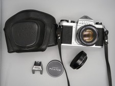 Asahi Pentax S1a 35mm SLR Film Camera 55mm f2 Super Takumar lens and case