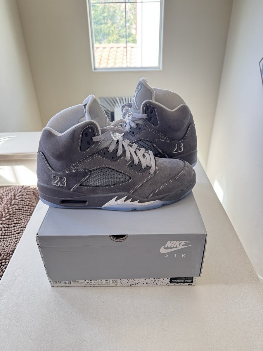 Size 10.5 - Air Jordan 5 Retro 2026 Wolf Grey | eBay
