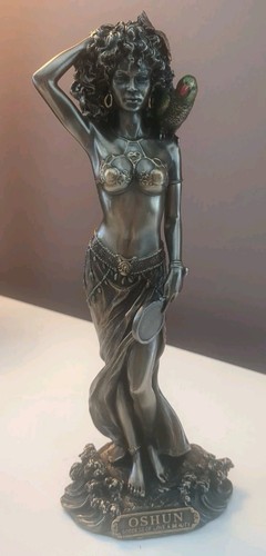 ORISHA OSHUN Goddess of Love & Beauty Statue - Bronze Finish - Veronese