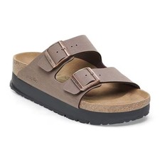 Ciabatta Papillio Birkenstock Arizona platform donna doppia fascia vegan moda