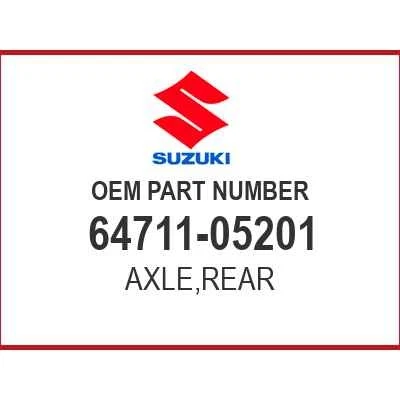AXLE,REAR