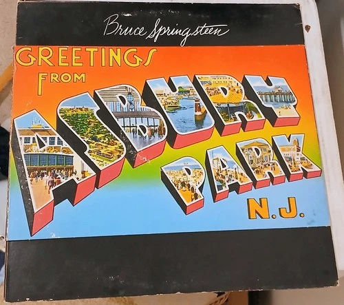 Bruce Springsteen Vinyl LP Greetings from Asbury Park NJ Gatefold Unipak PC31903