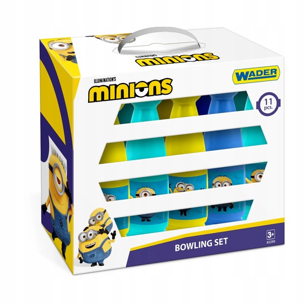 5900694822900 Minions KręGle W Kartonie 11 El. Wader 82290 Wader-image