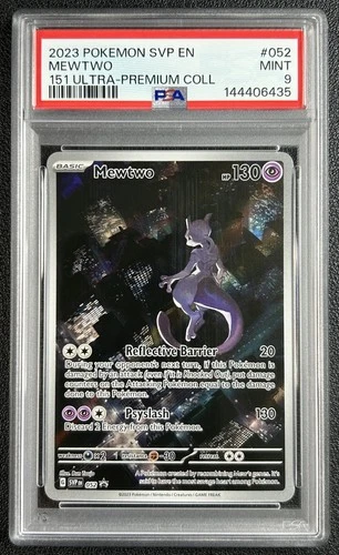 MEWTWO PSA 9 2023 POKEMON SVP EN #052 151 ULTRA PREMIUM COLL 6435