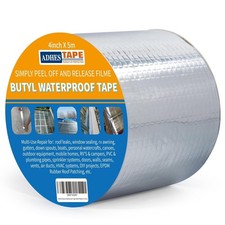 ADHES Upgrade Butyl Tape Waterproof Tape, 1.2mm Thick, 4 inch x 16 feet
