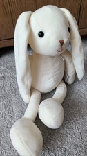 Wilberry - Mrs Rabbit Plush Soft Toy Teddy - Cream / White Bunny 35cm - VGC
