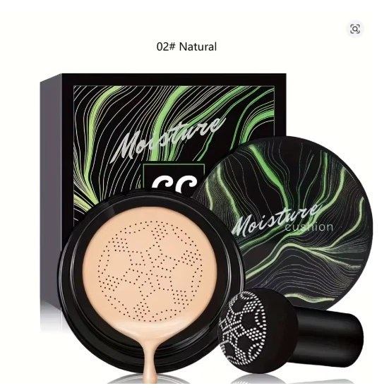 CC Cream Foundation Moisturizing Concealer Waterproof Oil, Mushroom Head Air Cus
