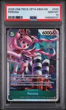 2026 ONE PIECE OP14-EB04-THE AZURE SEA'S SEVEN 033 PERONA PSA 10