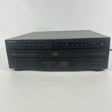Sony 5 Disc CD Player Changer Carousel Model CDP-C322M Tested/ Works No Remote