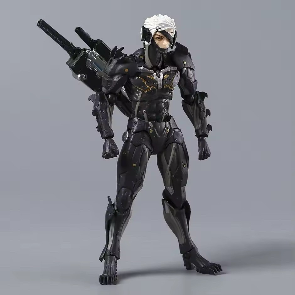 Figurine Raiden Metal Gear Solid pour décoration de bureau et setup gaming - 3