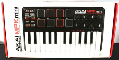 Akai Professional MPK Mini Laptop Production Keyboard New Open Box
