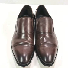 Kenneth Cole NY Royal Highness Mens Dress Shoes 11.0 M Brown Leather Loafer FS