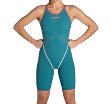 ARENA Women's Open-Back Powerskin Carbon Glide Tech Suit SIZE 24 US !