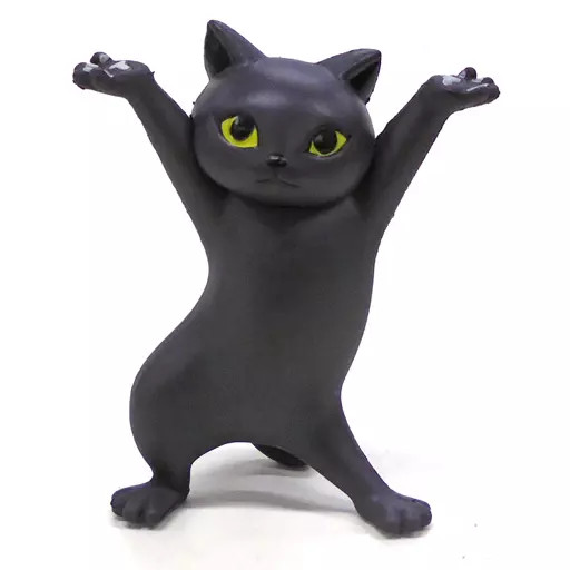 Kuroneko Mini Figure Cat Pen Holder collectible desktop accessory