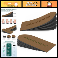 Adjustable Heel Lift Inserts - Orthopedic Height Increase Insoles for Pain Relie