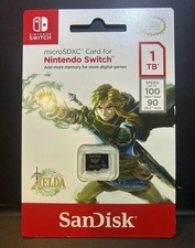SanDisk 1TB Micro SD microSDXC Memory Card for Nintendo Switch - Zelda Theme