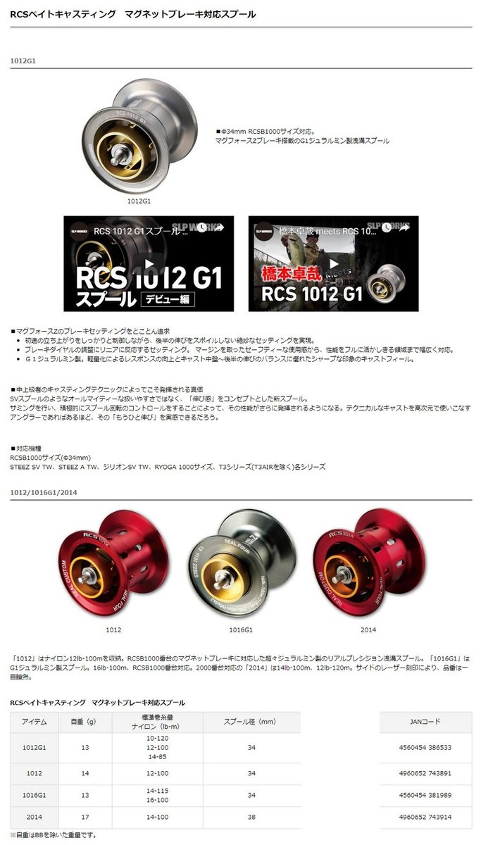 Daiwa SLP Works RCSB MAG-Z 1012 G1 Spool | eBay