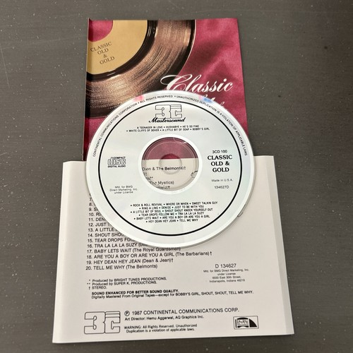 CLASSIC OLD & GOLD CD 1987 COMPILATION SOUL ROCK Disc & Inlay Only No Case