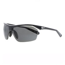 New Nike TAILWIND 12 EV1128 001 Shiny Black/White / Grey 70-8-120 Sunglasses
