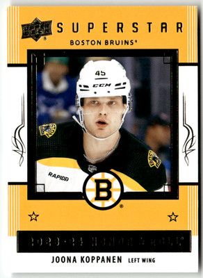Upper Deck 2023-24 Series 2 Hockey NHL HR46 Joona Koppanen Honor Roll Superstar
