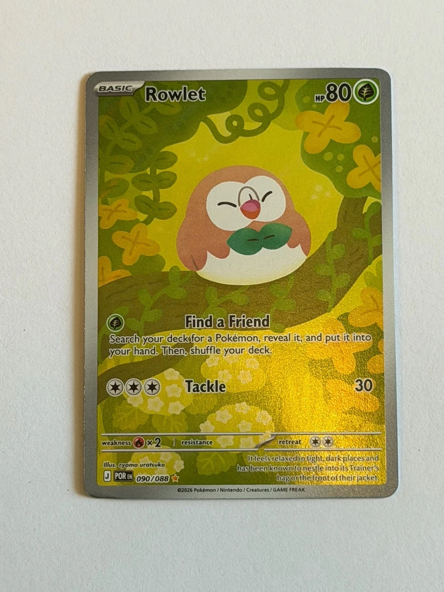 Rowlet Pokmon TCG Cards for sale | eBay