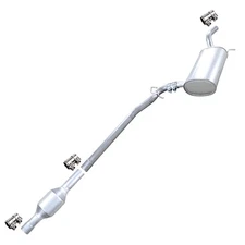 Direct-fit Exhaust Resonator Muffler kit fits: 2012-2014 Volkswagen Passat 2.5L