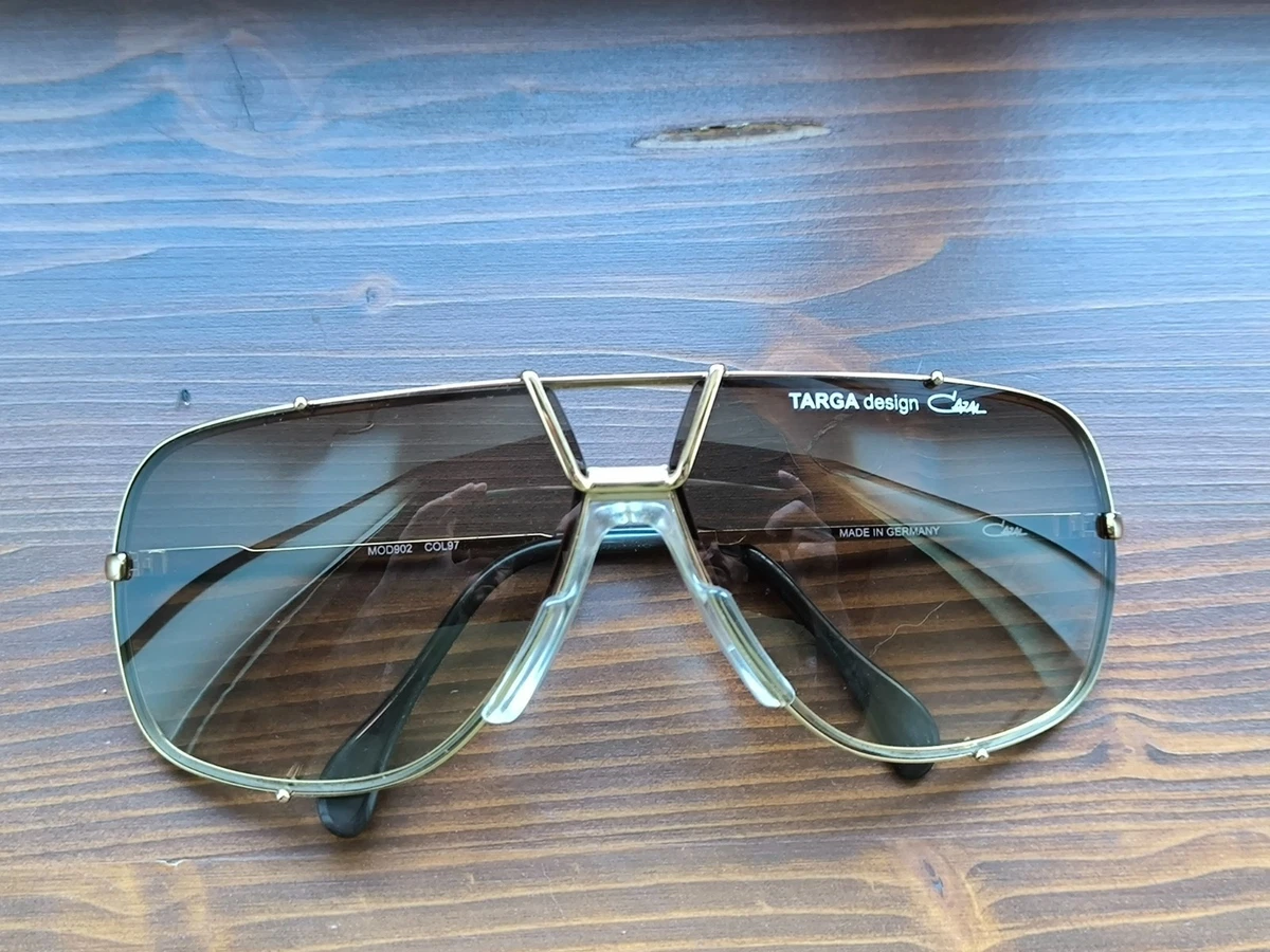 Vintage Cazal Y2K Hip-hop Gold Leopard Sunglass FRAMES‎ ONLY Germany model 911 CAZAL Gold Sunglasses for Men with Vintage for sale | eBay main image 2