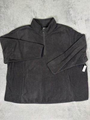 New Amazon Essentials Fleece Jacket Womens 6X Plus Black Full Zip Soft Outdoor