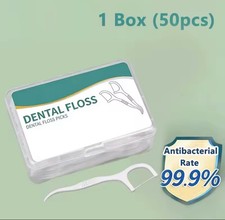 Portable Dental Floss Box Disposable Tooth Floss Picks Travel Oral Care Case 1 P