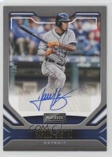 2020 Panini Chronicles Playbook Auto Gold 37/99 Harold Castro #PA-HC Auto 1b8