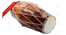 Indian Professional Bina Dholak no. 35 TR Musical Instrument With Bag