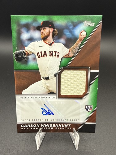 2026 Topps Series 1 Carson Whisenhunt Green (RAW)