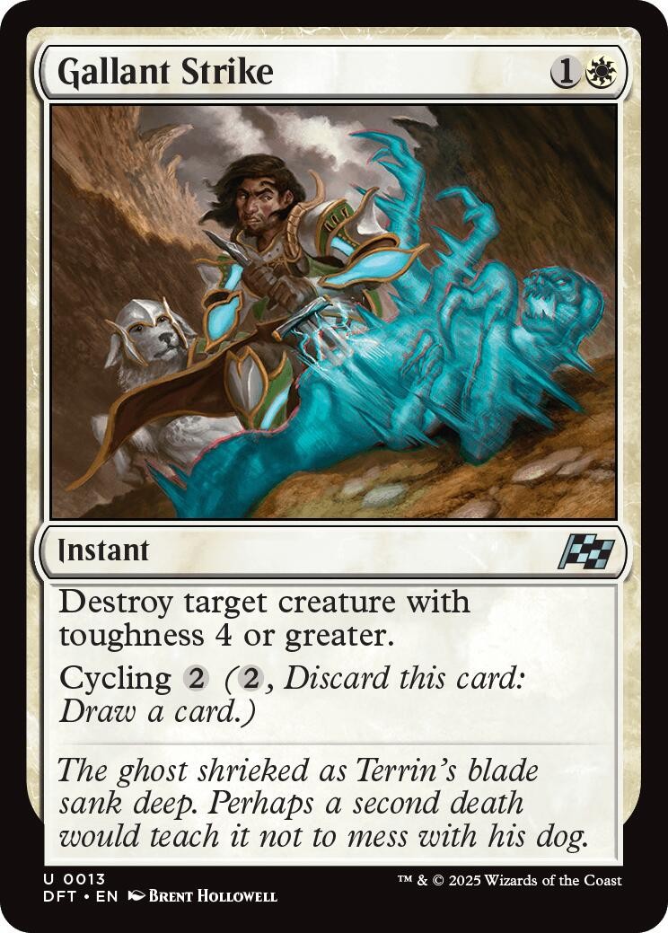 Gallant Strike #13 (NM) Aetherdrift (DFT) MTG