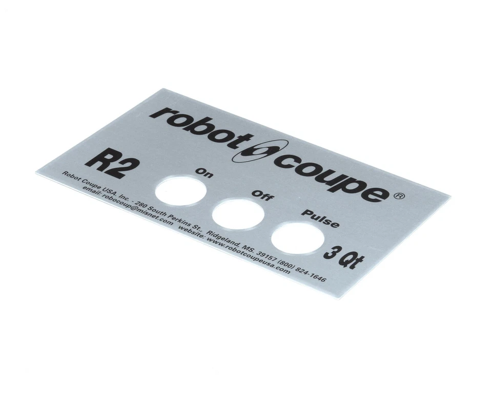 Robot Coupe Front Plate R2N Us 407669 - Free Shipping + Geniune OEM