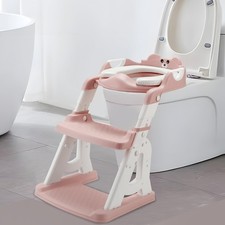 PandaEar Potty Training Seat with Step Stool Ladder, Toddler Toilet Seat for Kid