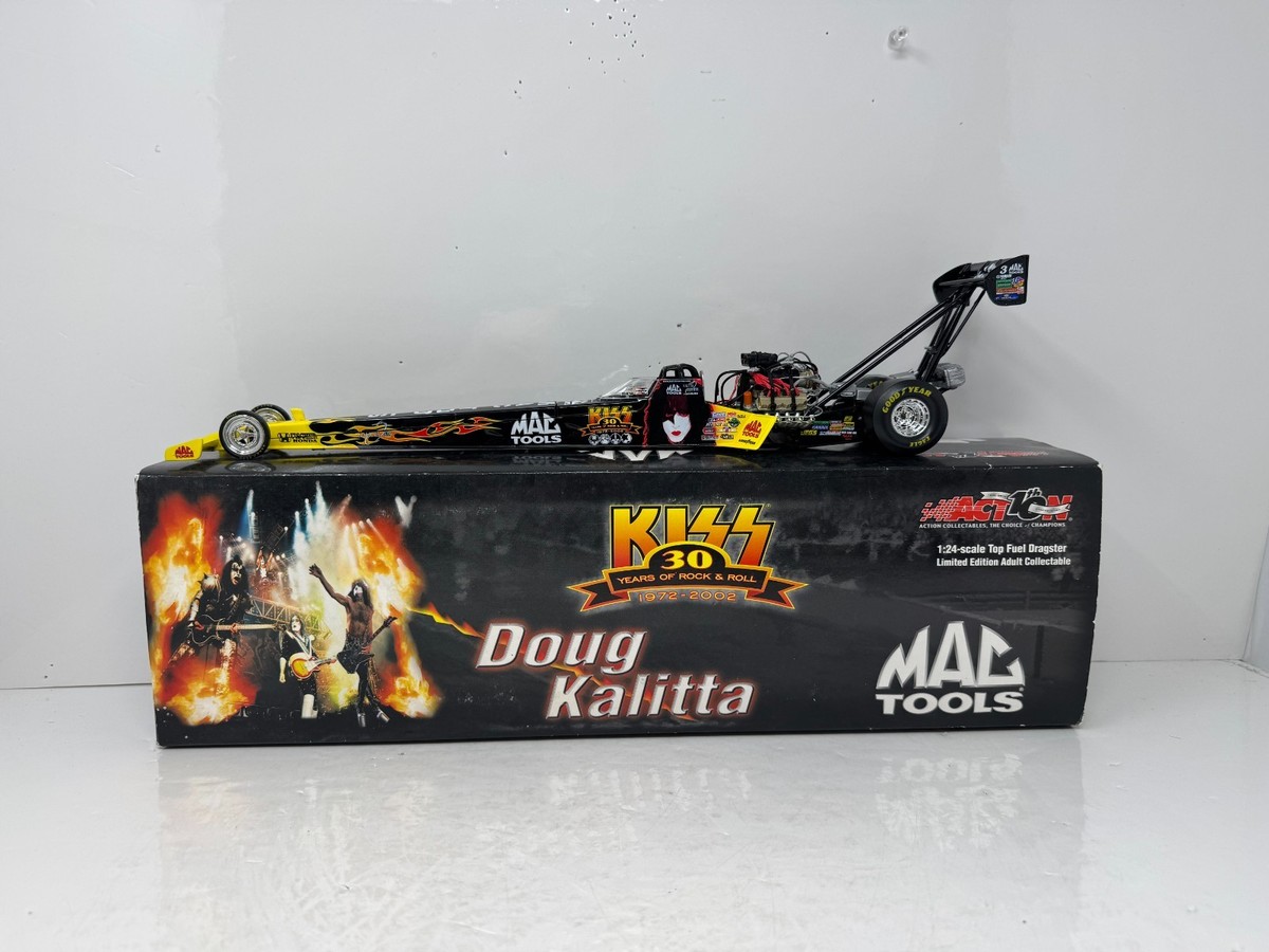 Action NHRA Doug Kalitta Kiss 30th Anniversary Top Fuel Dragster 1