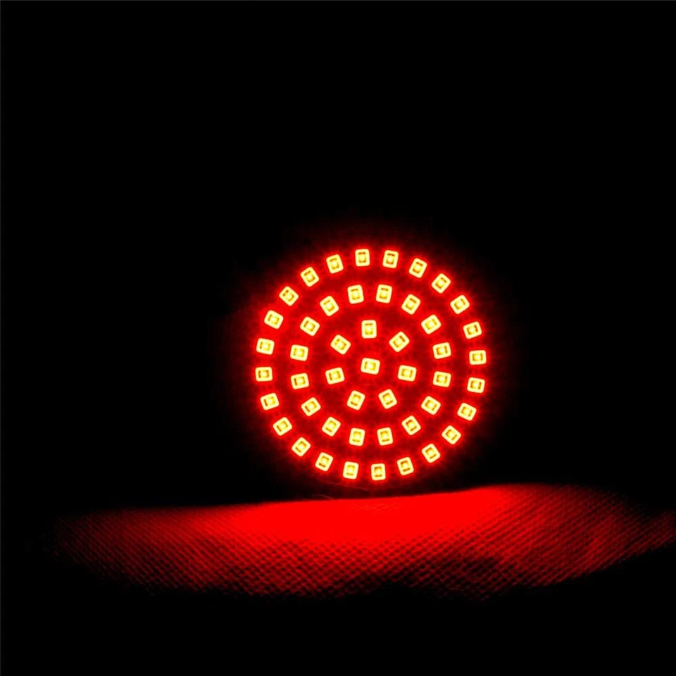 Luces Eagle SUNBURST traseras 2" LED señales de giro de bala 1156 para Harley Davidson Foto 4 de 4